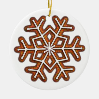 DE SNEEUWVLOK VAN DE PEPERKOEK DOOR SHARON SHARPE KERAMISCH ORNAMENT