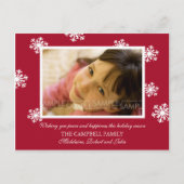 De Sneeuwvlokken van de amaryllis:: Het Briefkaart (Voorkant)