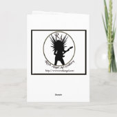 De Sneeuwvlokken van de zonnestilstand Feestdagen Kaart (Achterkant)