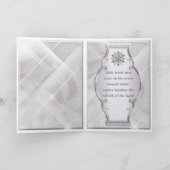 De Sneeuwvlokken van de zonnestilstand Feestdagen Kaart (Binnen)