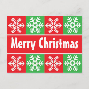 De sneeuwvlokken van Kerstmis Feestdagenkaart