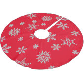 De Sneeuwvlokken van Kerstmis Kerstboom Rok (Gekanteld)