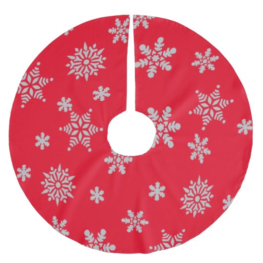 De Sneeuwvlokken van Kerstmis Kerstboom Rok (Voorkant)