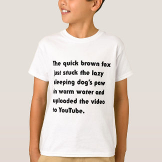 De Snelbruine Vos Heeft Gewoon... Pangram T-Shirt