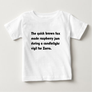 De Snelbruine Vos Maakte Frambozen... Pangram T-sh