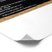 De snelheid van het licht - Grote piramide Patroon Poster (Hoek)