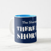 De snelkoppeling is: er is geen snelkoppeling tweekleurige koffiemok (Voorkant links)