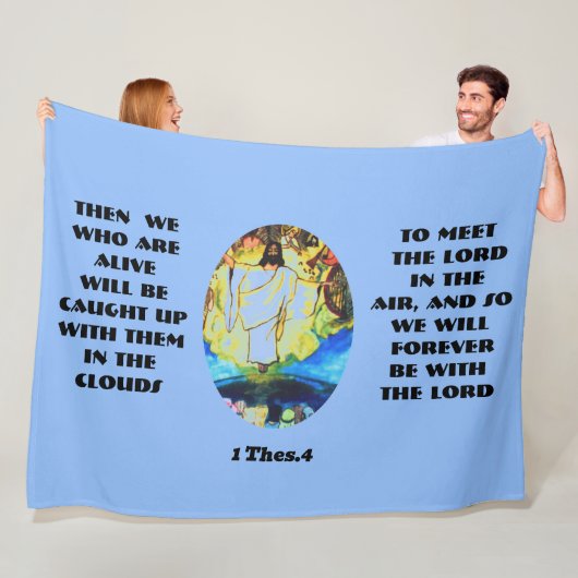 DE SNELLE BIBEL VERGETEN FLEECE DEKEN (In situ)