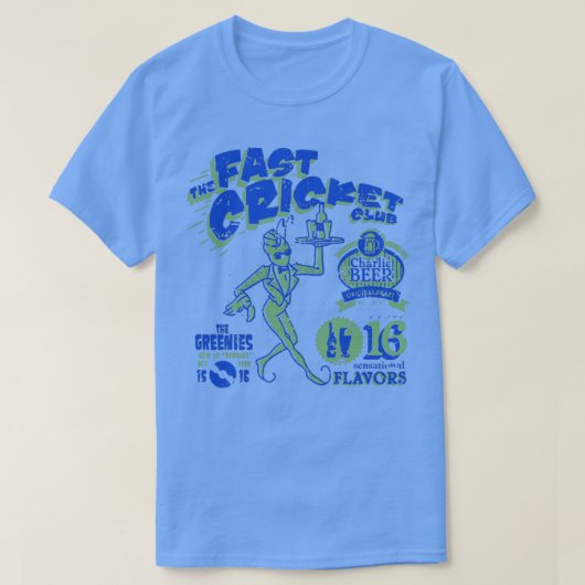 de snelle cricket t-shirt (Design voorkant)
