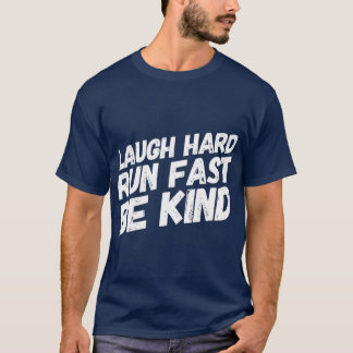 De snelle harde run is een soort cadeautje voor de t-shirt