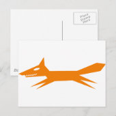 De snelle Oranje vos Briefkaart (Voorkant / Achterkant)