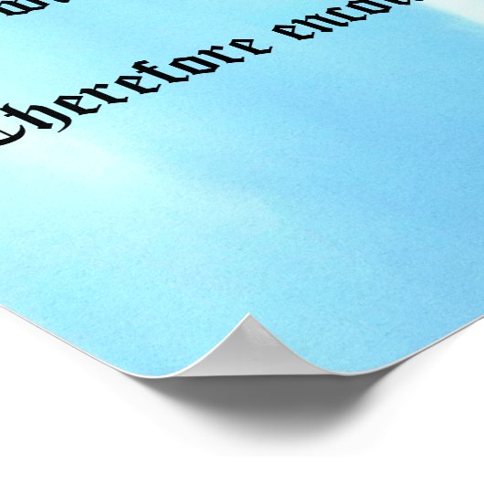 DE SNELLHEID VAN DE CHRISTENEN POSTER (Hoek)