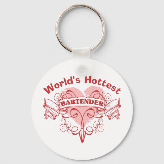 De snelste barman ter wereld sleutelhanger (Voorkant)