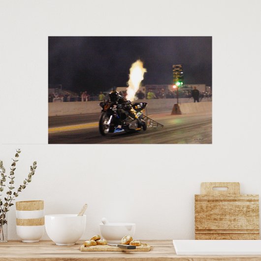 "DE SNELSTE DRAGSBAK OP DE PLANET" 250,97 MPH POSTER (Keuken)