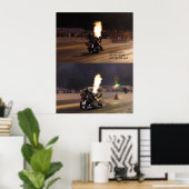 "DE SNELSTE DRAGSBAK OP DE PLANET" 250,97 MPH POSTER (Thuiskantoor)