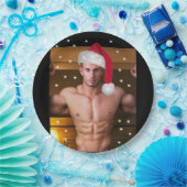 De snelste Hunks op de planeet! Kerstkerstman Papieren Bordje (Feest)