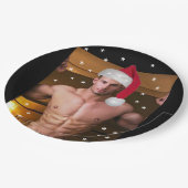 De snelste Hunks op de planeet! Kerstkerstman Papieren Bordje (Gekanteld)