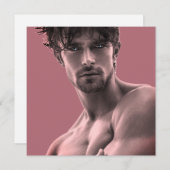 De snelste Hunks op de planeet! Tijd voor gelijkhe Bedankkaart (Voorkant / Achterkant)