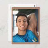 De snelste Hunks op de planeet! Tijd voor gelijkhe Briefkaart (Voorkant / Achterkant)