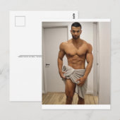 De snelste Hunks op de planeet! Tijd voor gelijkhe Briefkaart (Voorkant / Achterkant)