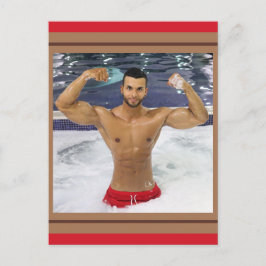 De snelste Hunks op de planeet! Tijd voor gelijkhe Briefkaart