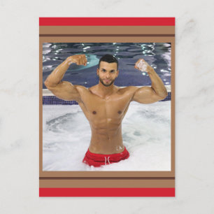 De snelste Hunks op de planeet! Tijd voor gelijkhe Briefkaart