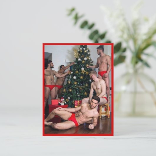 De snelste Hunks op de planeet! Tijd voor gelijkhe Briefkaart (Staand voorkant)