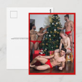 De snelste Hunks op de planeet! Tijd voor gelijkhe Briefkaart (Voorkant / Achterkant)