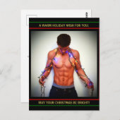 De snelste Hunks op de planeet! Tijd voor gelijkhe Briefkaart (Voorkant / Achterkant)