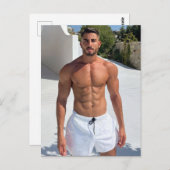 De snelste Hunks op de planeet! Tijd voor gelijkhe Briefkaart (Voorkant / Achterkant)