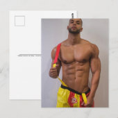 De snelste Hunks op de planeet! Tijd voor gelijkhe Briefkaart (Voorkant / Achterkant)