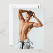 De snelste Hunks op de planeet! Tijd voor gelijkhe Briefkaart (Voorkant / Achterkant)