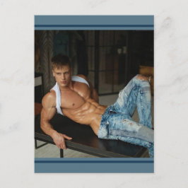 De snelste Hunks op de planeet! Tijd voor gelijkhe Briefkaart