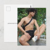 De snelste Hunks op de planeet! Tijd voor gelijkhe Briefkaart (Voorkant / Achterkant)