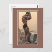 De snelste Hunks op de planeet! Tijd voor gelijkhe Briefkaart (Voorkant / Achterkant)