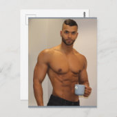 De snelste Hunks op de planeet! Tijd voor gelijkhe Briefkaart (Voorkant / Achterkant)