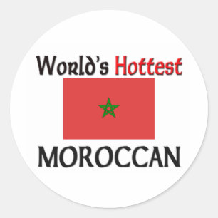 De snelste Marokkaan ter wereld Ronde Sticker