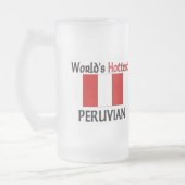 De snelste Peruviaan ter wereld Matglas Bierpul (Links)
