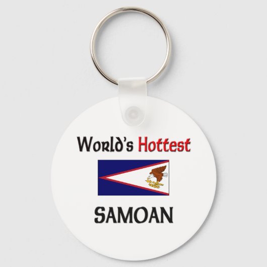 De snelste Samoaan ter wereld Sleutelhanger (Voorkant)