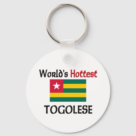 De snelste Togolese ter wereld Sleutelhanger (Voorkant)