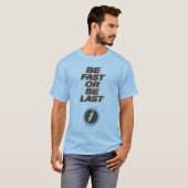 De snelste vader in Midden-Stad - wees snel of ben T-shirt (Voorkant volledig)
