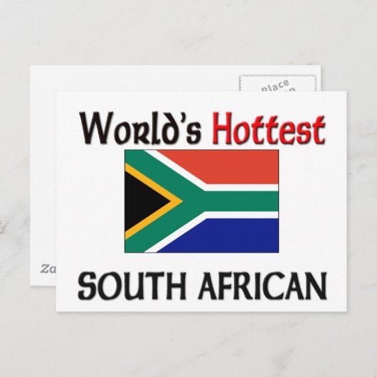 De snelste Zuid-Afrikaanse ter wereld Briefkaart (Voorkant / Achterkant)