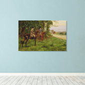 De snelweg canvas afdruk (Insitu (Houten vloer))