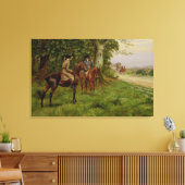 De snelweg canvas afdruk (Insitu (Woonkamer))