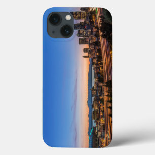 De snelweg I-5 in het centrum van Seattle bij sche iPhone 13 Hoesje