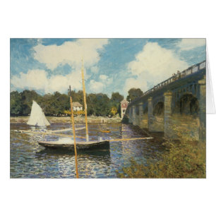 De snelwegbrug bij Argenteuil door Claude Monet