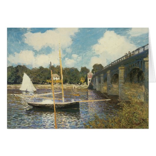 De snelwegbrug bij Argenteuil door Claude Monet (Voorkant Horizontaal)
