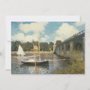 De snelwegbrug bij Argenteuil door Claude Monet