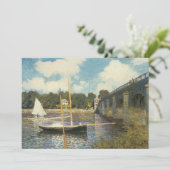 De snelwegbrug bij Argenteuil door Claude Monet (Staand voorkant)