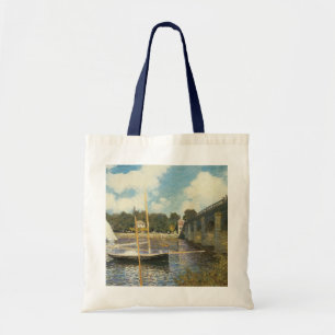 De snelwegbrug bij Argenteuil door Claude Monet Tote Bag